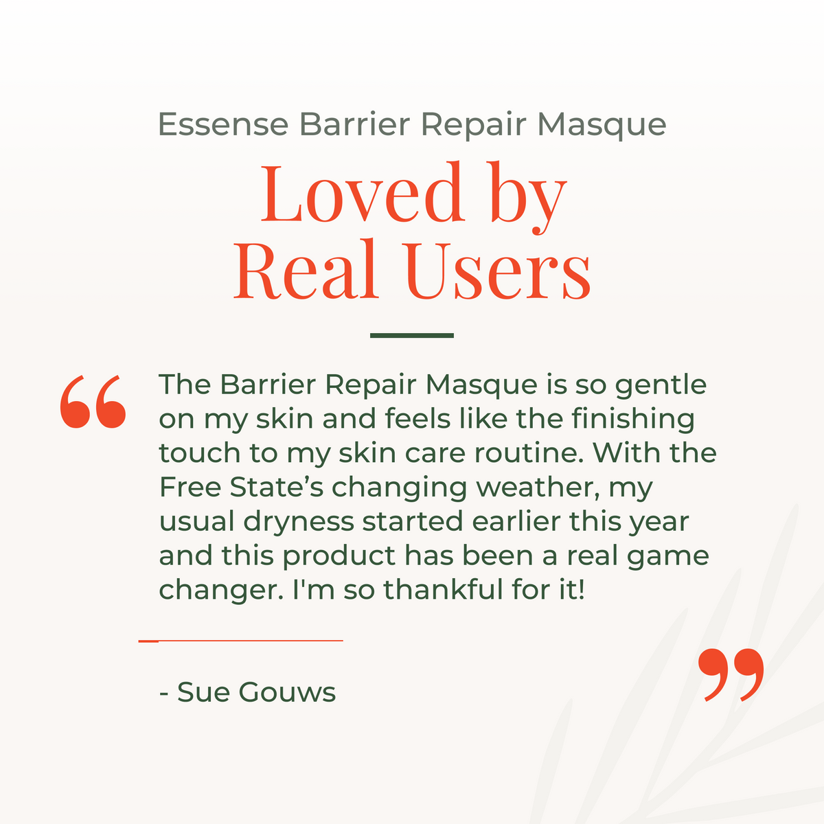 Essense Barrier Repair Masque 30ml