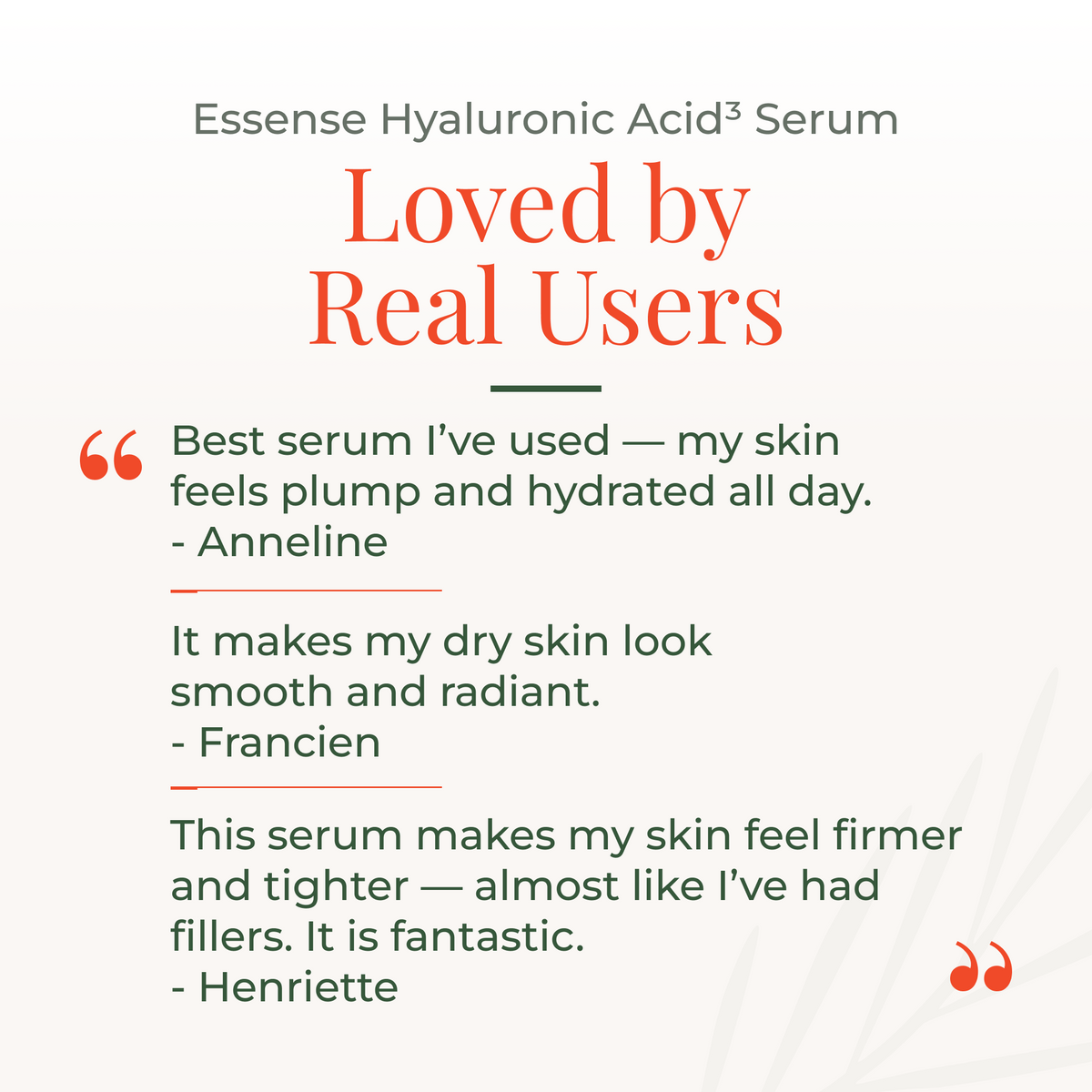 Essense Hyaluronic Acid³ Serum 30ml