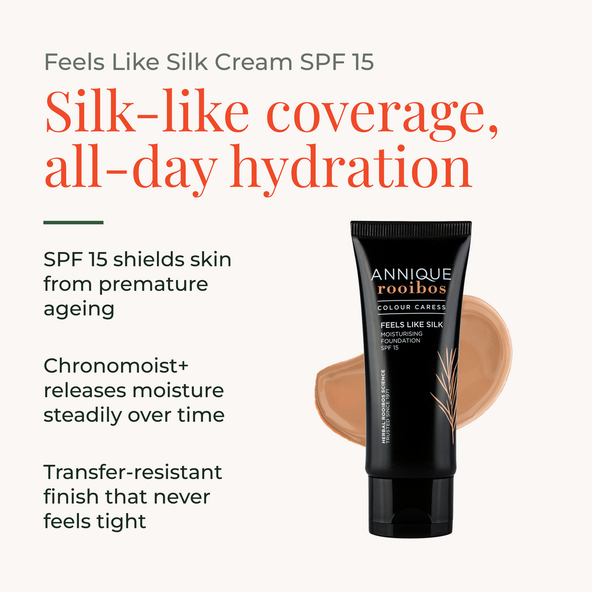 Feels Like Silk Cream SPF 15 30ml
