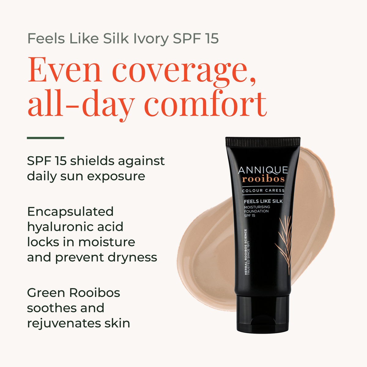 Feels Like Silk Ivory SPF 15 30ml