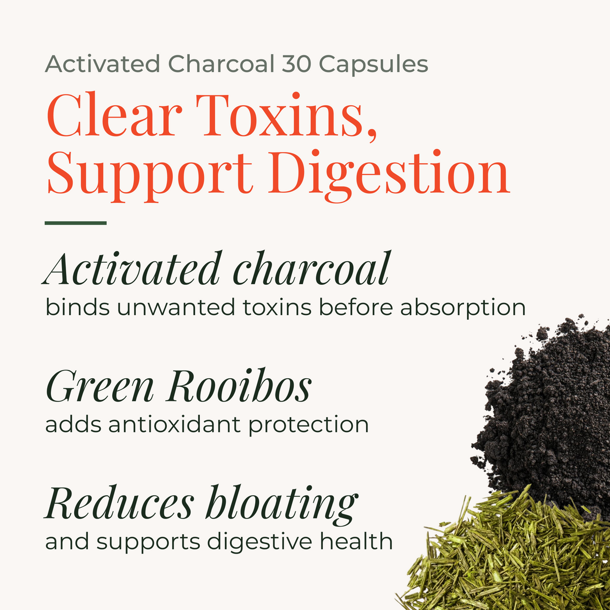 Forever Healthy Activated Charcoal 30 Capsules