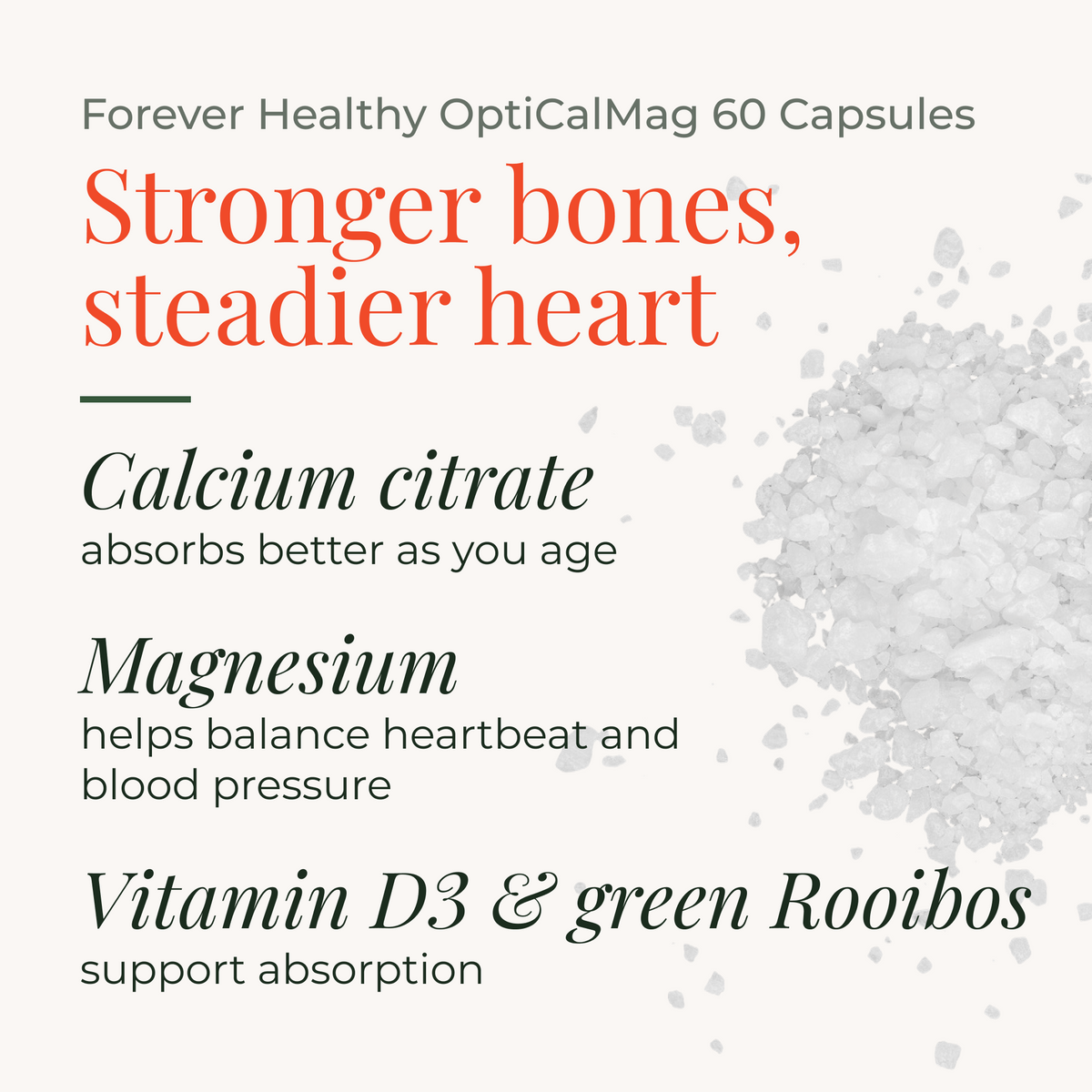 Forever Healthy OptiCalMag 60 Capsules