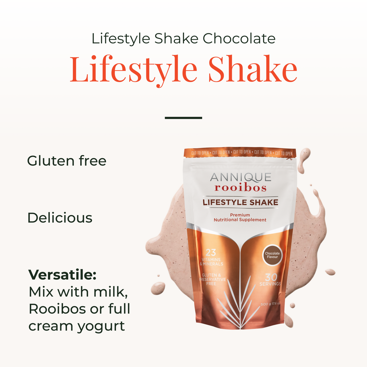 Lifestyle Shake Chocolate 500g