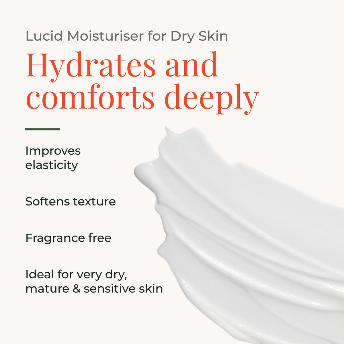 Lucid Moisturiser for Dry Skin Sample 3ml + Card VD