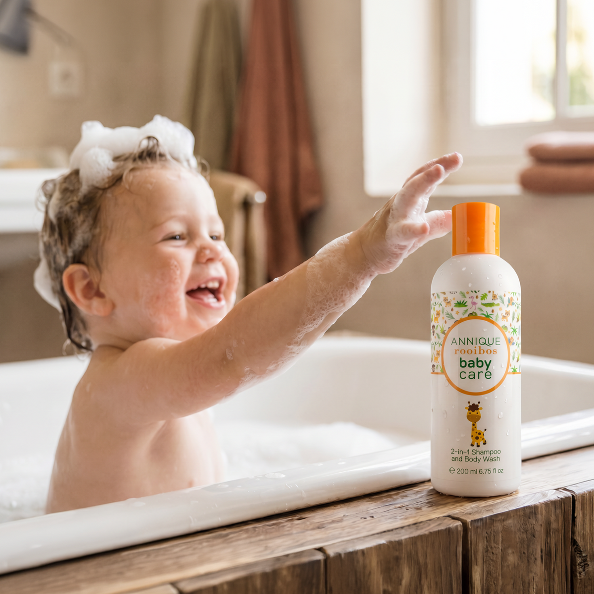 Rooibos Baby 2-in-1 Shampoo and Body Wash 200ml