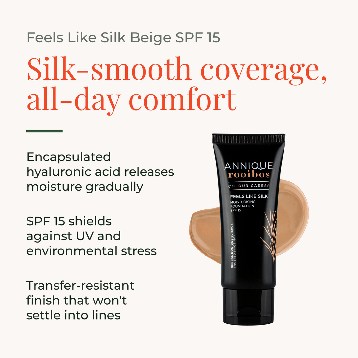 Feels Like Silk Beige SPF 15 30ml