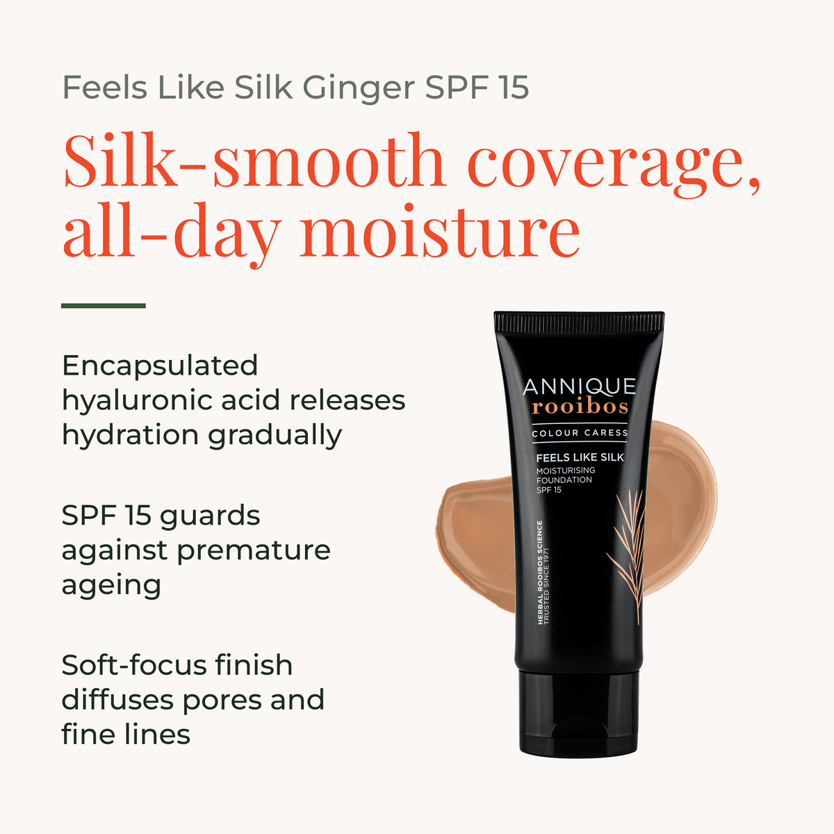 Feels Like Silk Ginger SPF 15 30ml