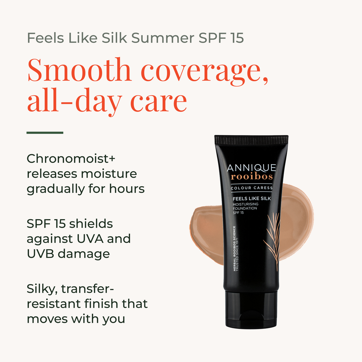 Feels Like Silk Summer SPF 15 30ml