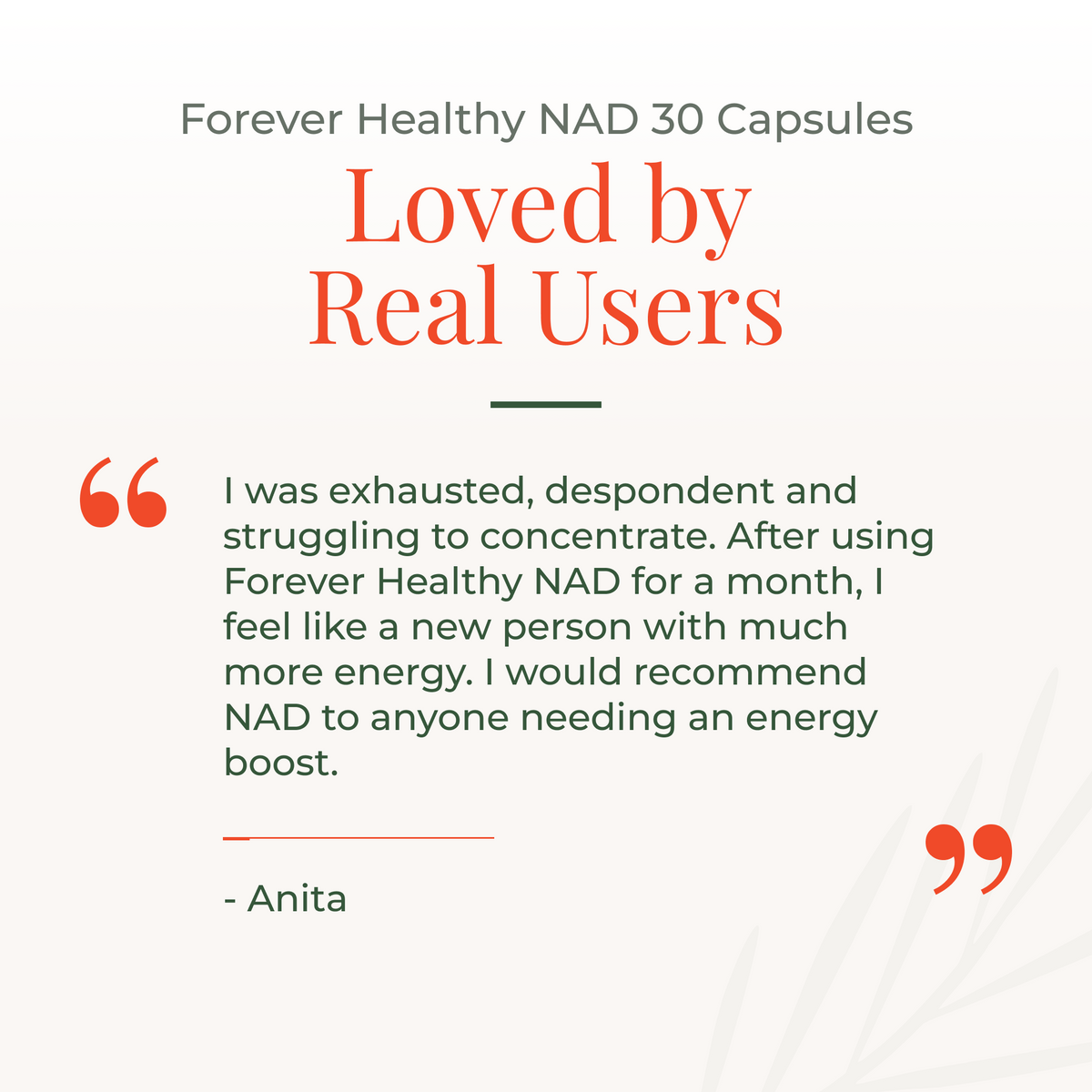 Forever Healthy NAD 30 Capsules