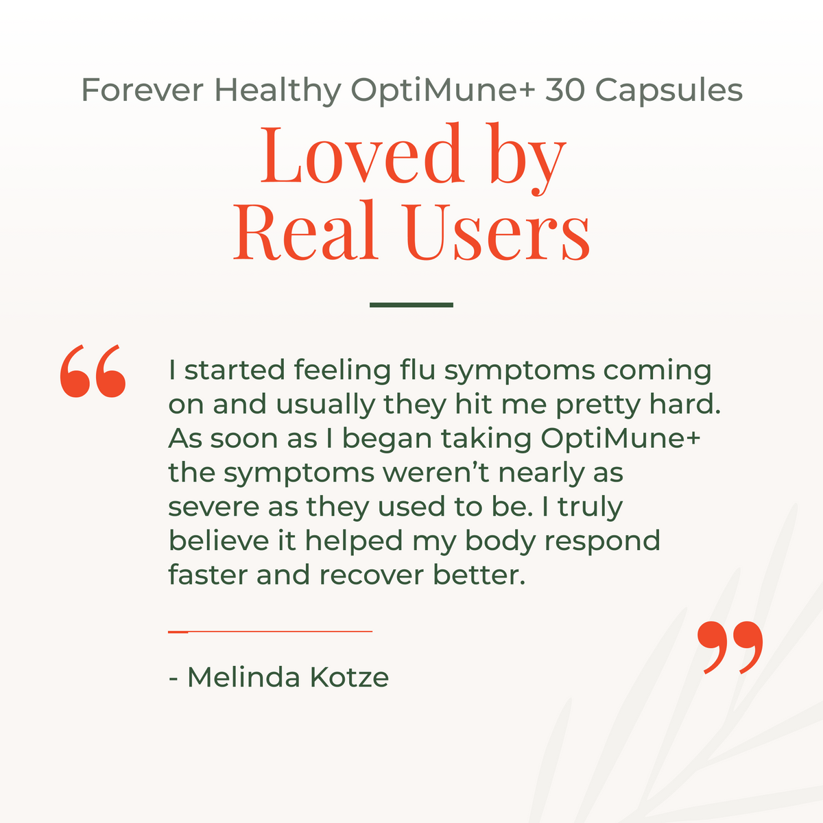 Forever Healthy OptiMune+ 30 Capsules