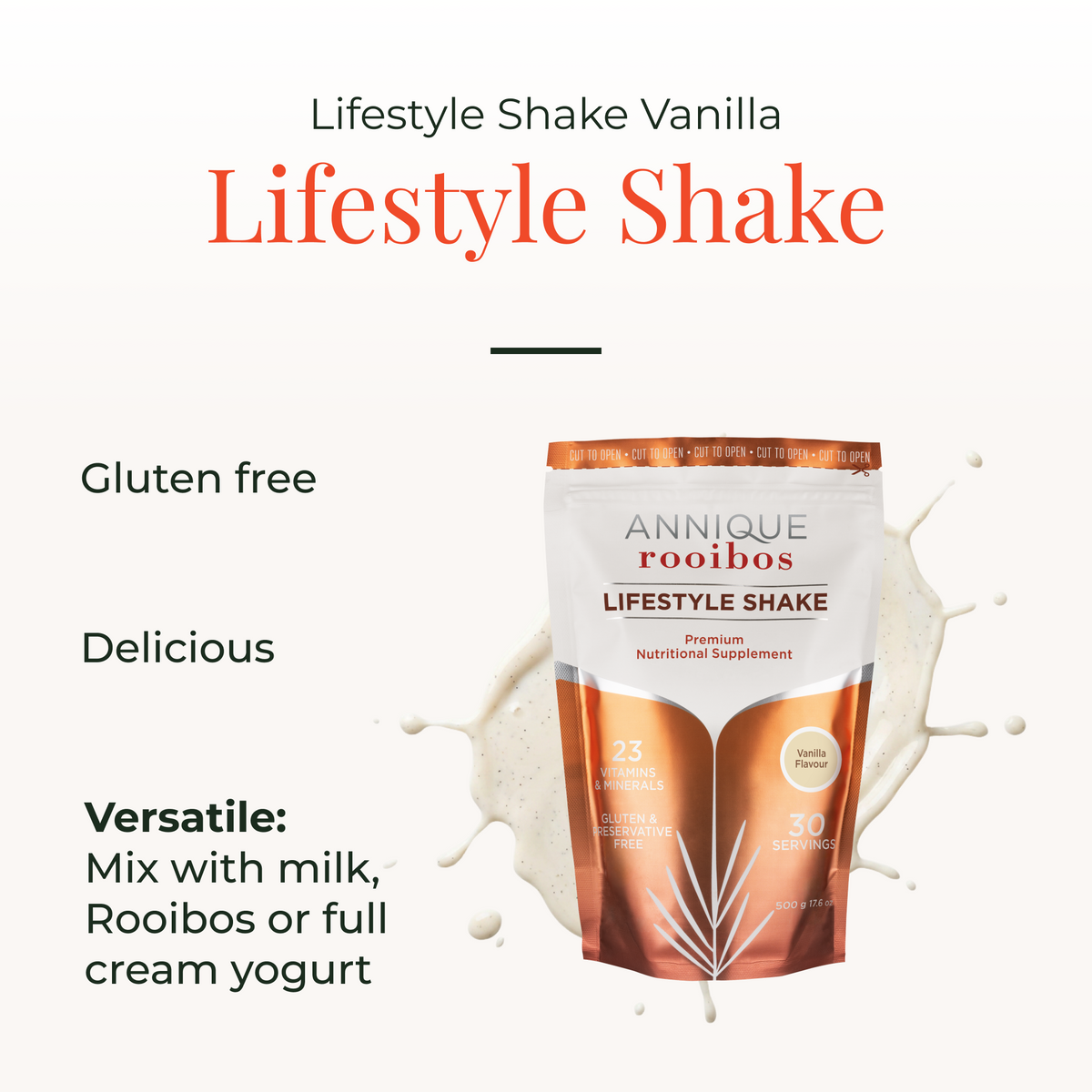 Lifestyle Shake Vanilla 500g