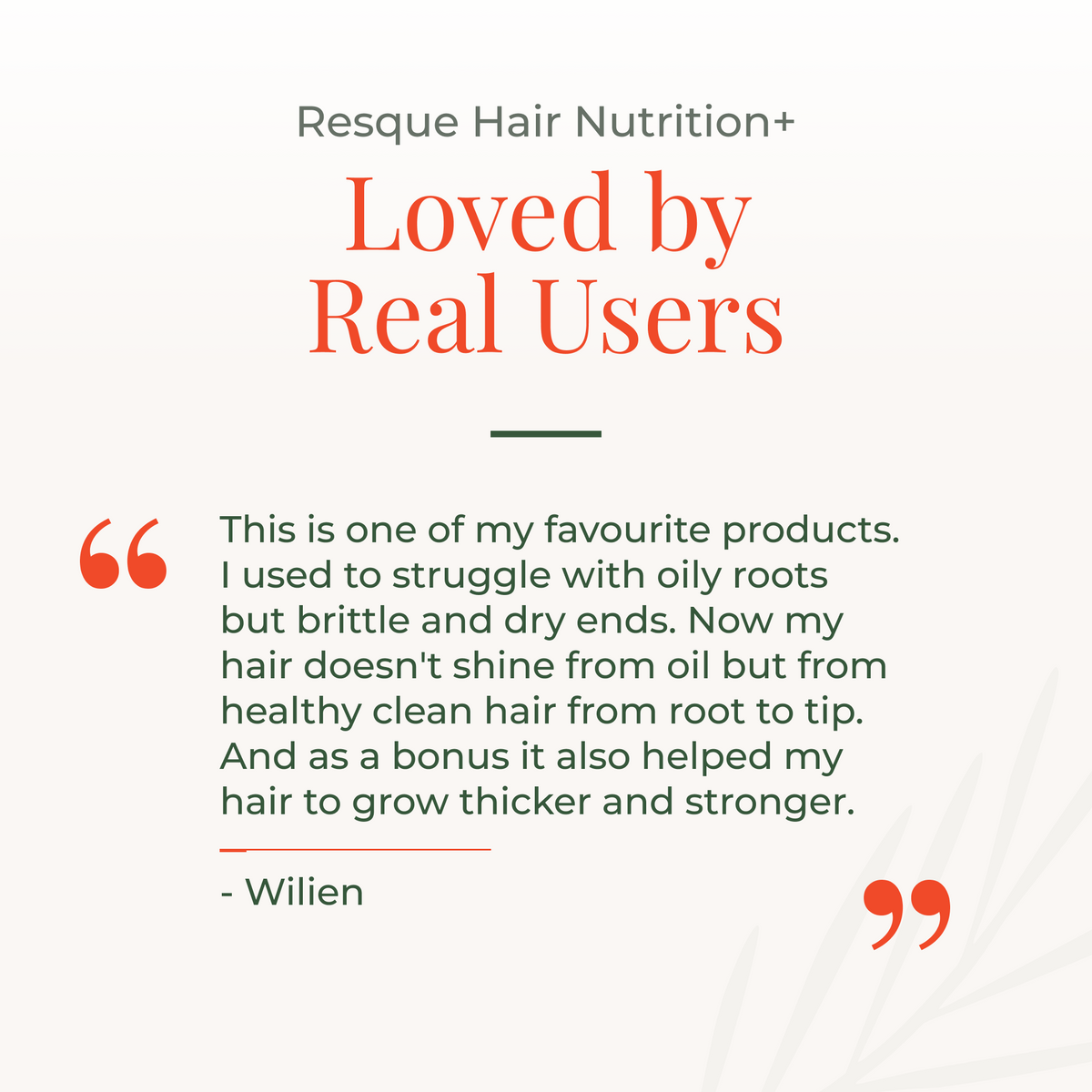 Resque Hair Nutrition+ 100ml