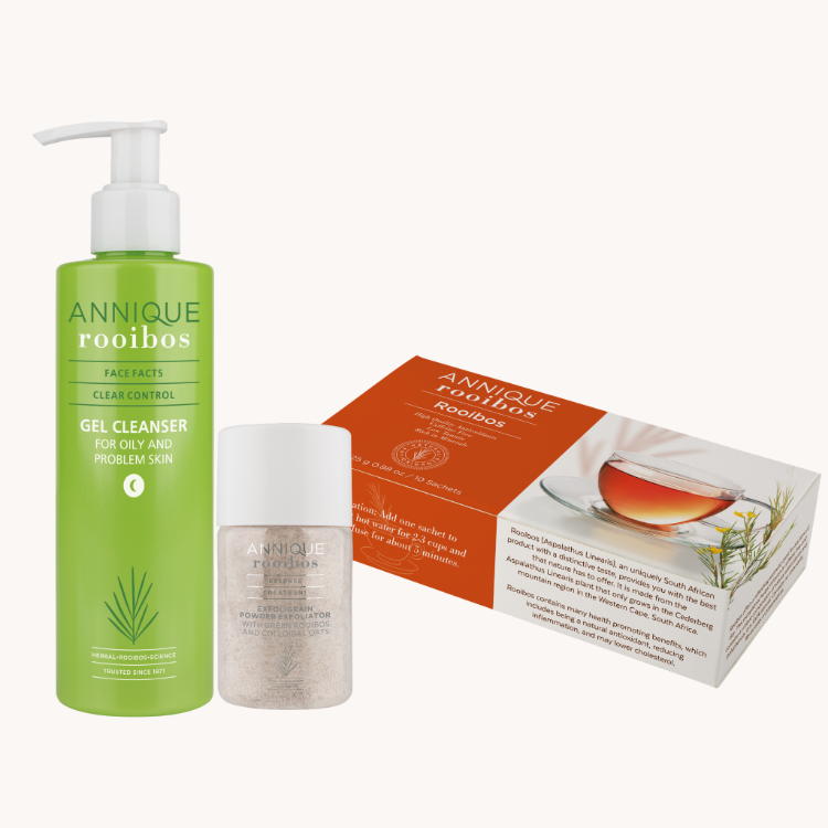 Picture of Face Facts Cleanser + Exfoligrain + Sample Tea